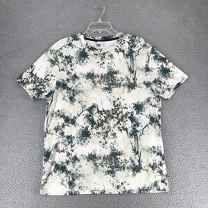 VRST Essential Print Tee Shirt Men Size L Short Sleeve Tie Die Green